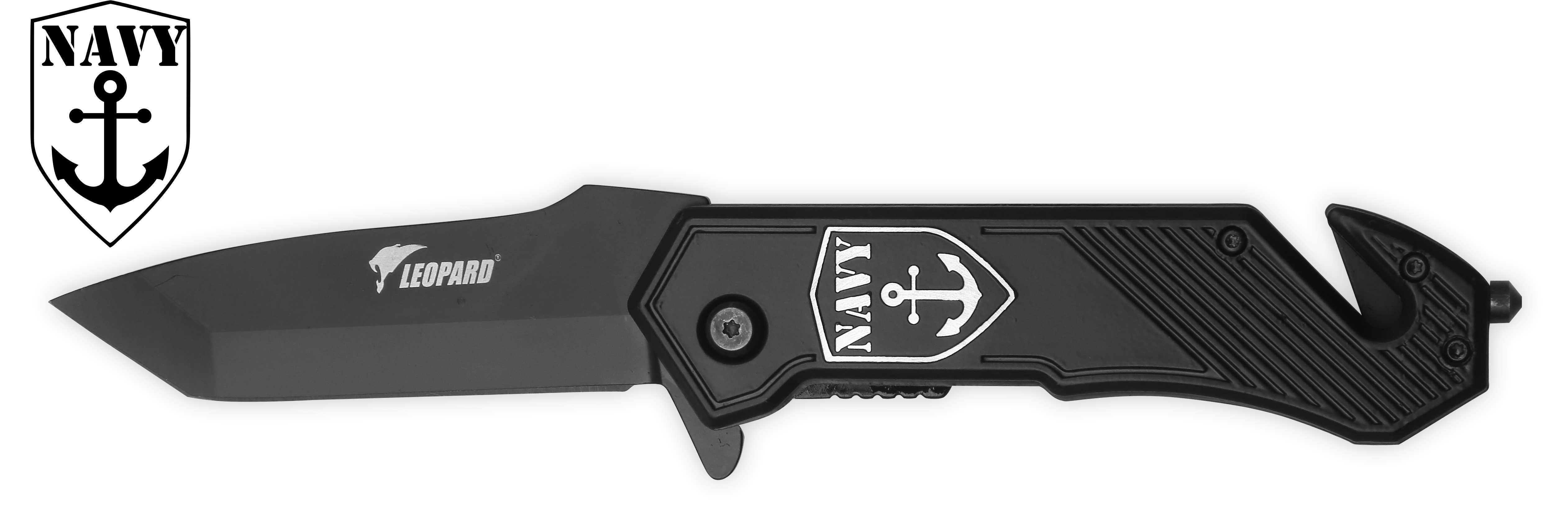 DARKGRIP - Couteau de poche 12 cm - navy noir