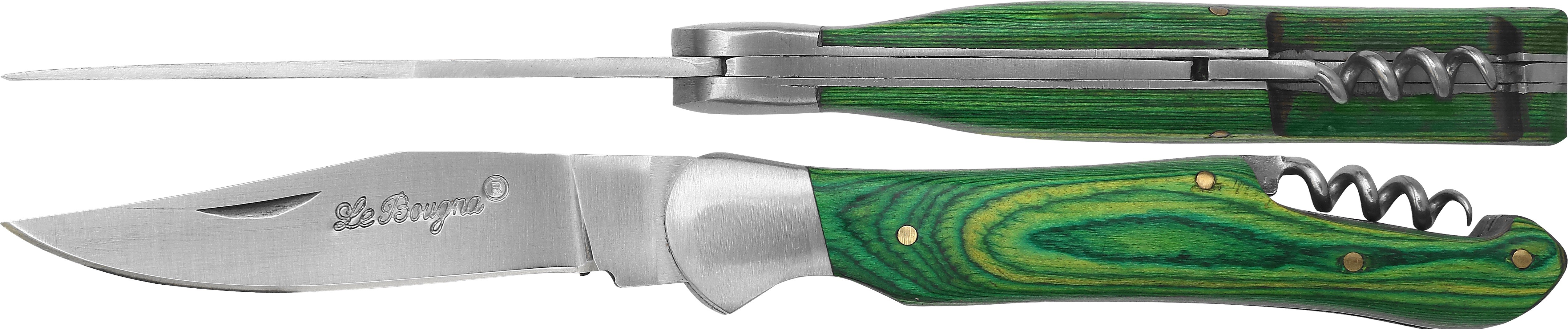 B - Couteau 12 cm Élégance TB - vert