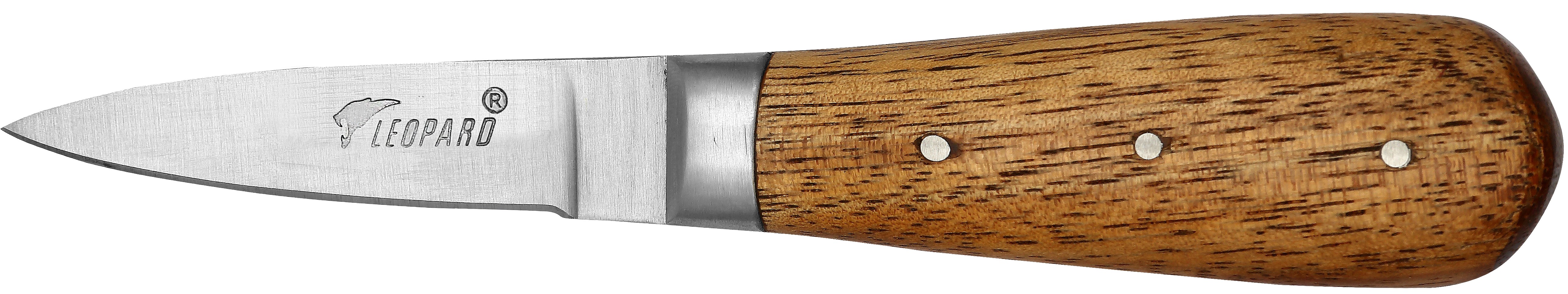 PE - Couteau lancette à huitre traditionnel 16 cm - bois marron