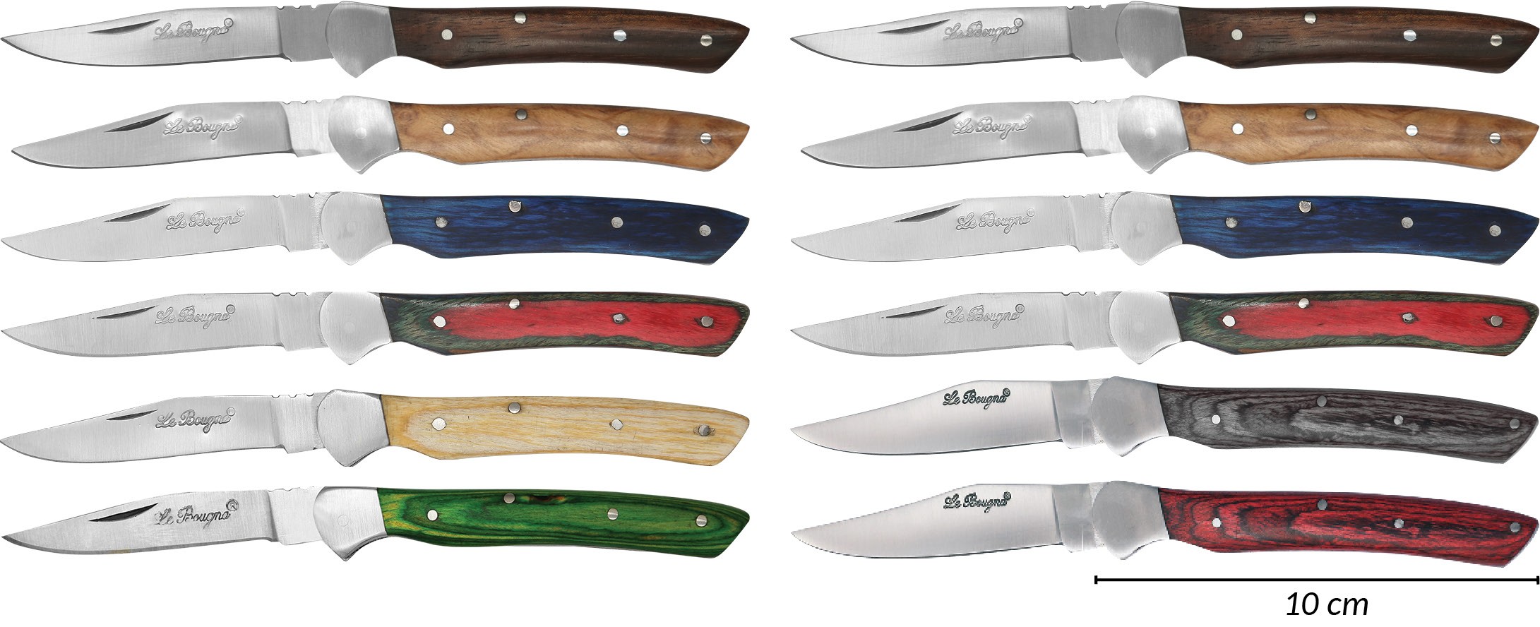 Assortiment de 12 couteaux Elegance 10 cm