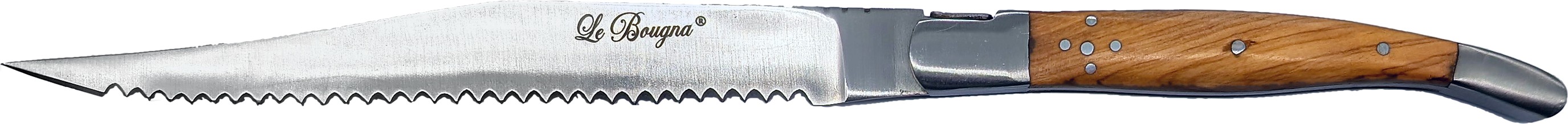 B - Couteau à pain - Teck
