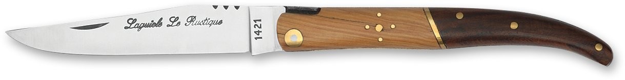LR - Couteau 10 cm - teck/foncé
